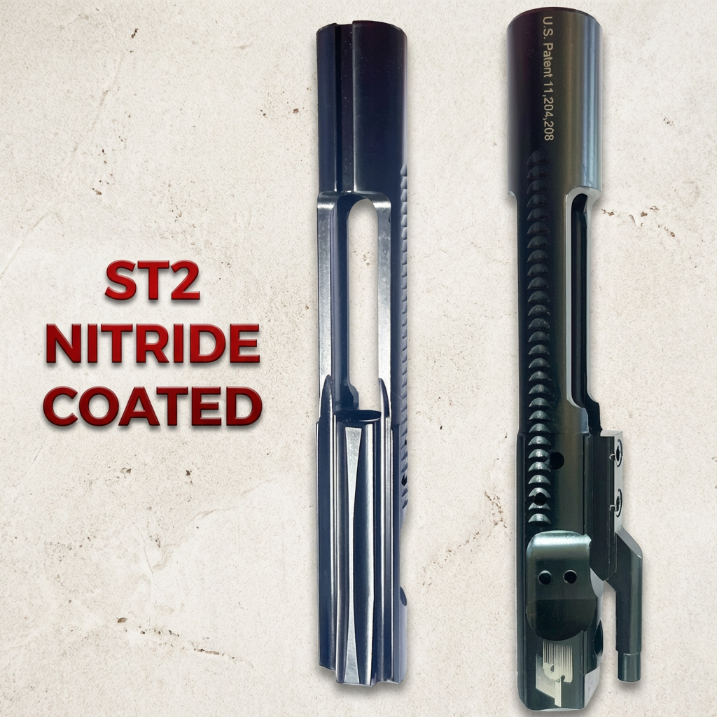 ST2 Black Nitride Coated AR Bolt Carrier
